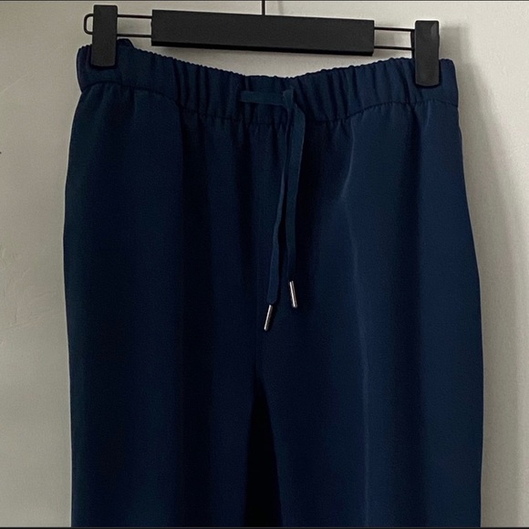 Avia hi waisted casual navy tie waistband jogger pants - Picture 3 of 5